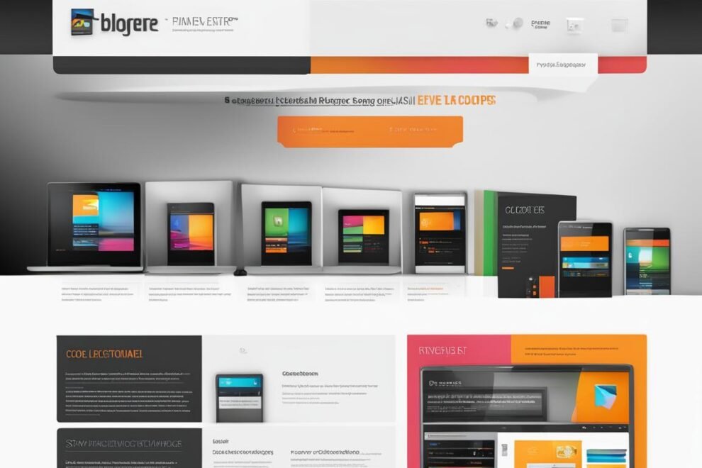 تصميم موقع بلوجر