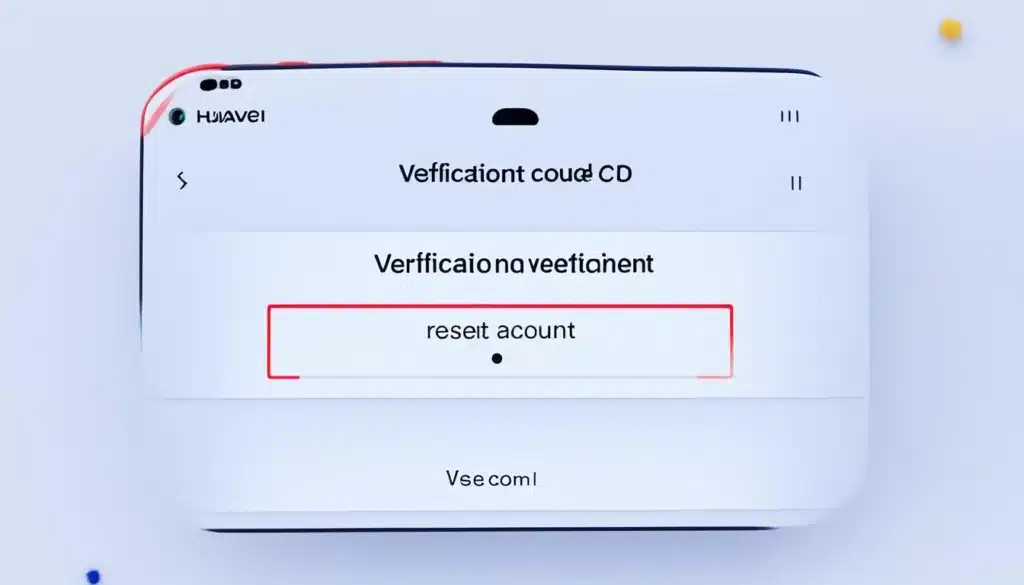 إعادة ضبط رمز التحقق في هواوي