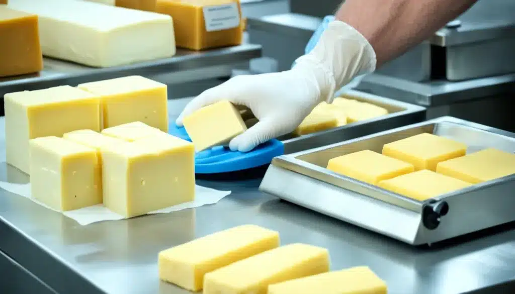 تعبئة الأجبان والزبدة