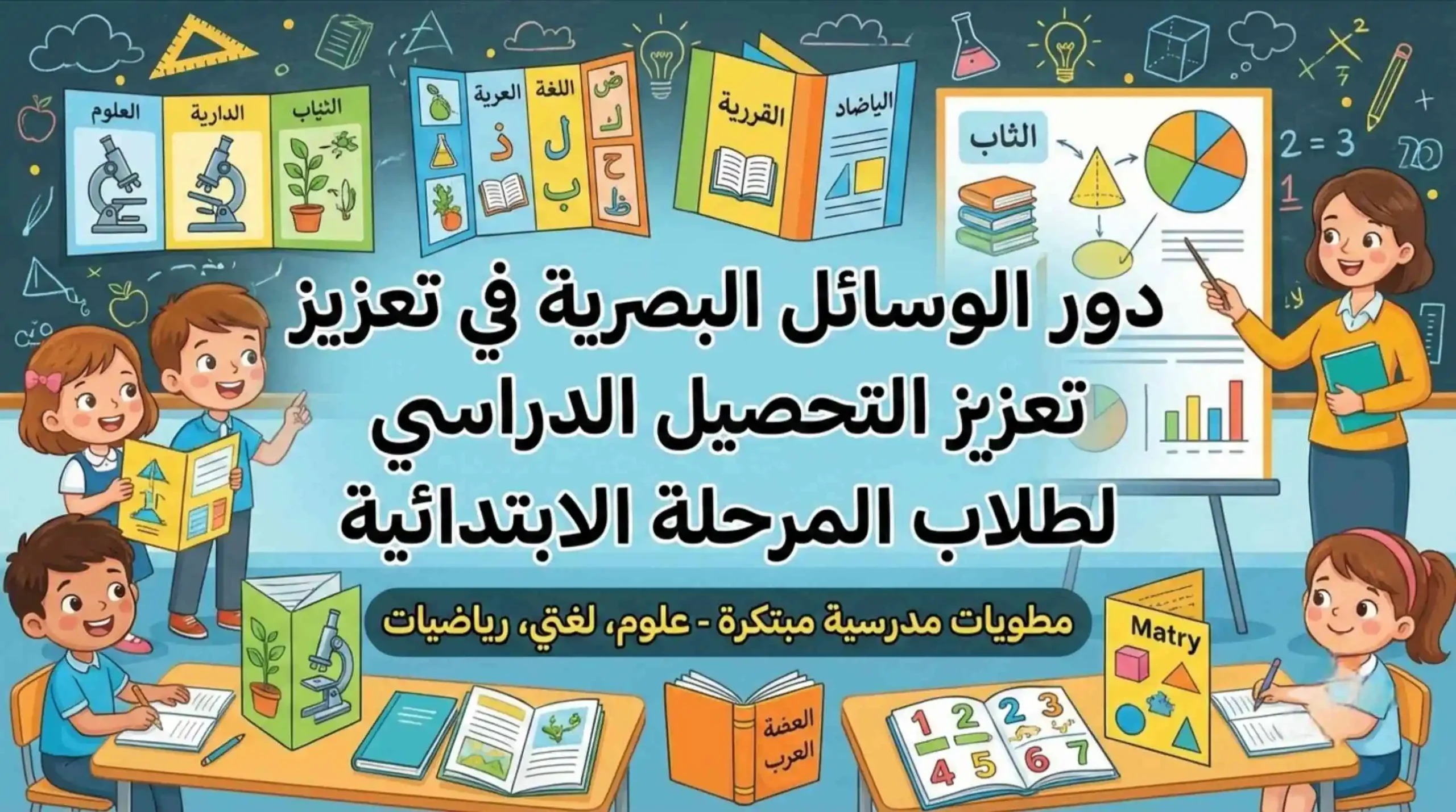 أهمية الوسائل البصرية مثل المطوية