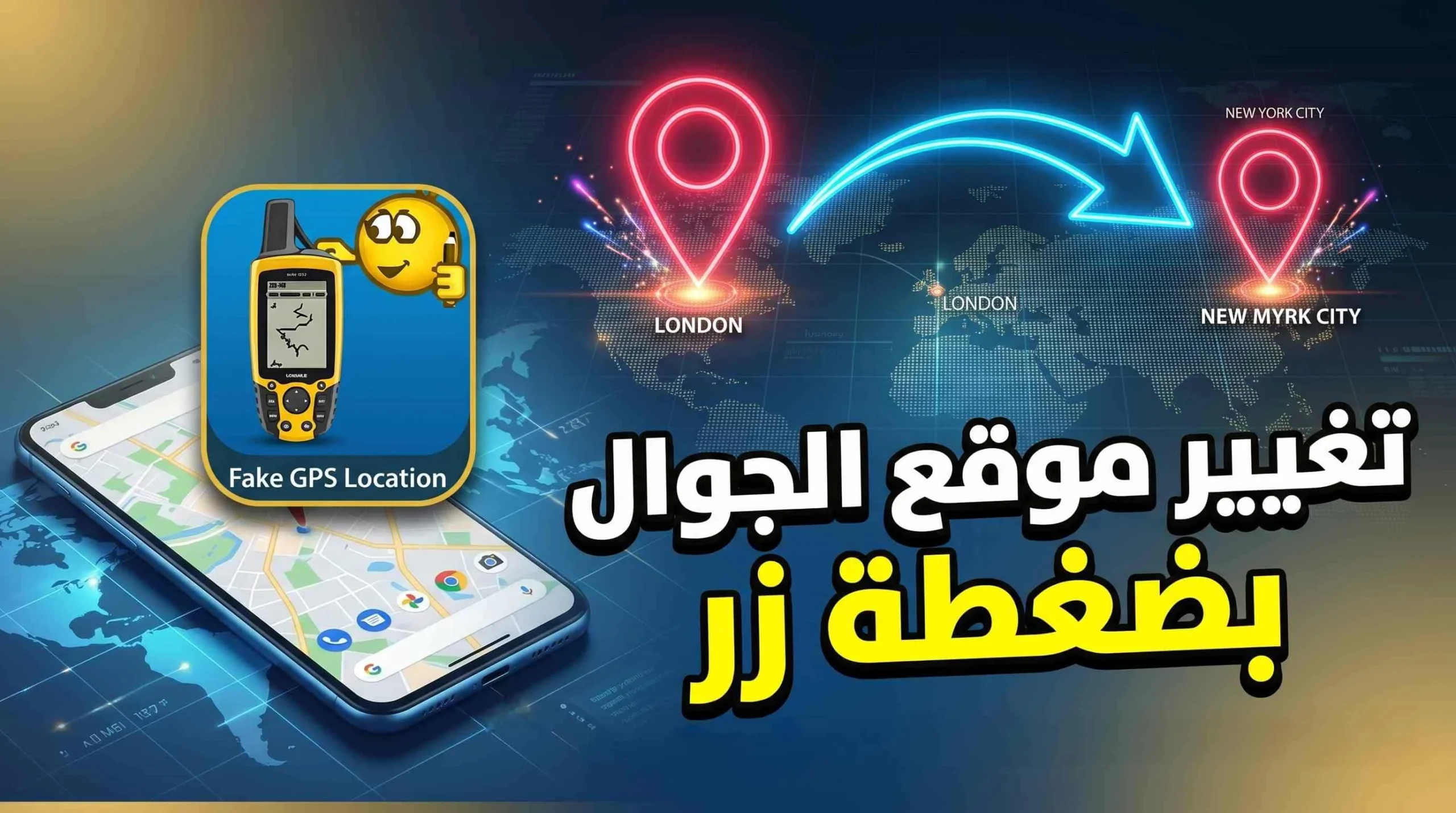 تحميل تطبيق Fake GPS Location: أفضل برنامج لتغيير موقع الـ GPS للأندرويد مجاناً